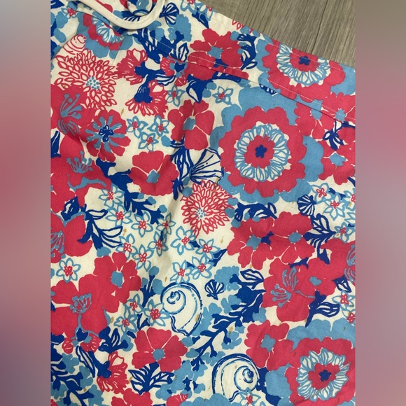 Lilly Pulitzer Pink & Blue Floral Skort Size 6 - Picture 7 of 9